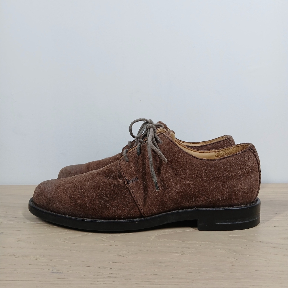 H.S. Trask Brown Leather Lace-Up Oxford Dress Shoes‎ 302
